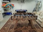 Foosball, Games and Seating in Garage